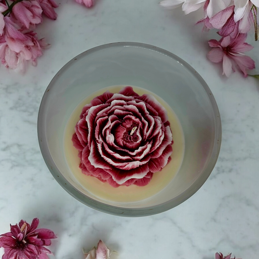 Flower Jar Candles